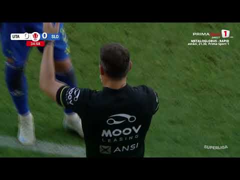 GOOOL! UTA - Slobozia 1-0. Costache deschide scorul! Istvan Kovacs, corectat de VAR