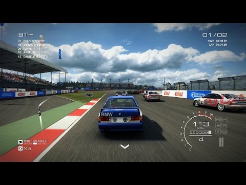 Grid Autosport PC [HD]: BMW E30 Touring Car in Silverstone GP Circuit, Touring Legends Pack DLC