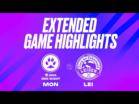 Union Mons-Hainaut vs. Zz Leiden Extended Game Highlights