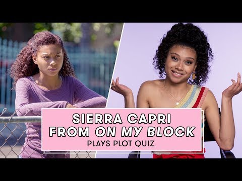 私のブロックのシエラカプリは、究極のプロットクイズを果たしています｜Seventeen (On My Block's Sierra Capri Plays the Ultimate Plot Quiz | Seventeen)