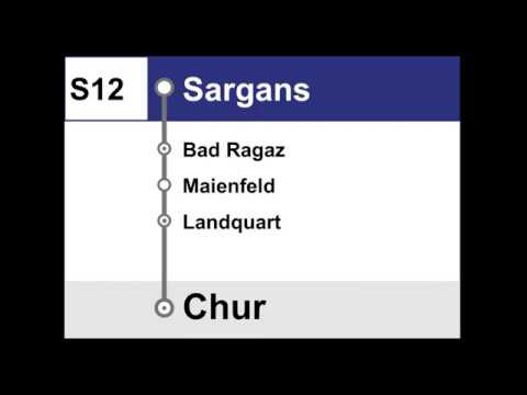 Thurbo/SBB Ansagen - S12 Sargans – Chur