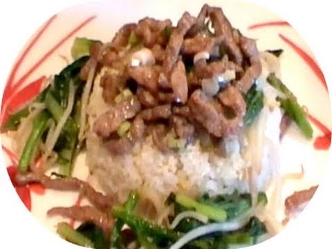 Cumin Beef , Mixed Vegetables with Fried Rice-3...