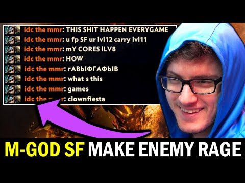 MIRACLE First Pick Shadow Fiend — Destroy & make Enemy RAGE Dota 2