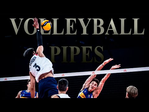 Волейбол MONSTER VOLLEYBALL PIPES | CRAZY VOLLEYBALL SKILLS