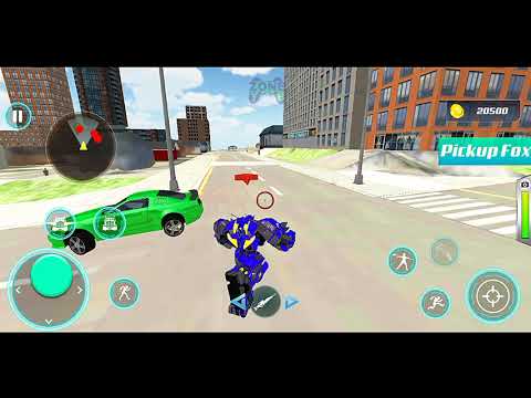 Police Flying Truck Robot War Transform Rescue Robot Game - Android Gameplay