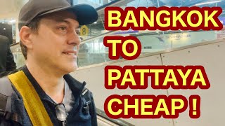 Bangkok Thailand to Pattaya by Rail and Bus, Cheap and Easy