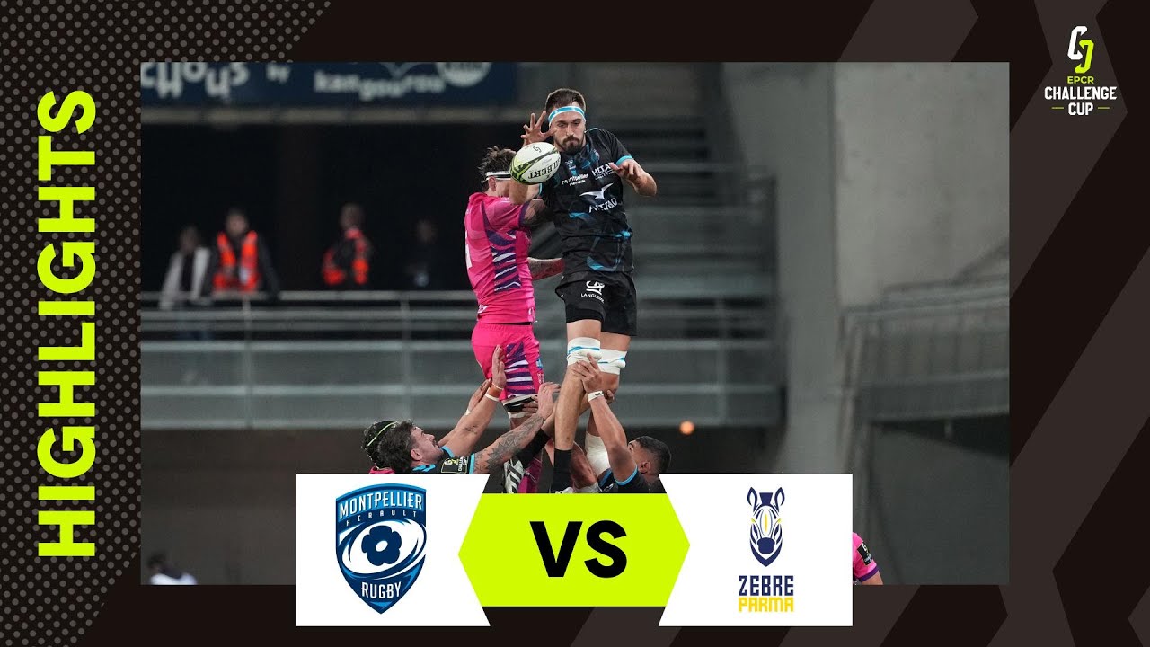 Instant Highlights - Montpellier Hérault Rugby v Zebre Parma  | EPCR Challenge Cup 2025/26