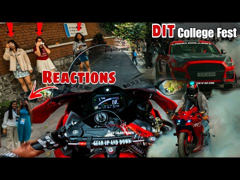 Loudest Zx10r Shocks College Girls 😱 || DIT College Meetup Gone Wrong 😭