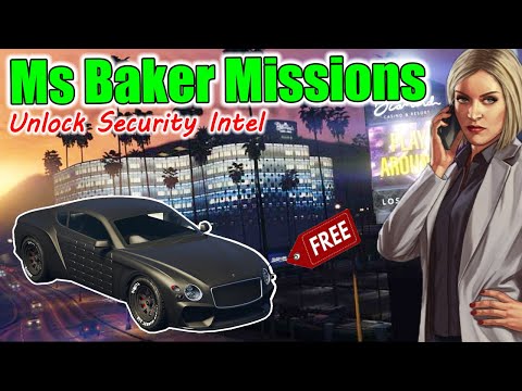 How to Unlock SECURITY INTEL Prep Work - Full Guide Miss Baker Missions | GTA 5 ONLINE