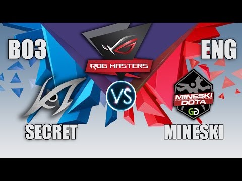 TEAM SECRET VS MINESKI | ROG MASTERS 2016 | BO3