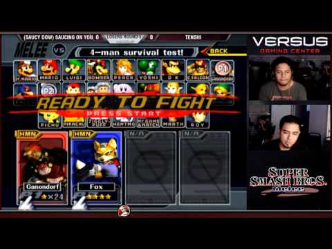 Versus Melee Weekly 1/24/16 - Losers R5 - SaucyTho (Ganon, C.Falcon) vs Tenshi (Fox)
