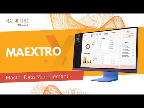 Meet Maextro: Master Data Management Solution