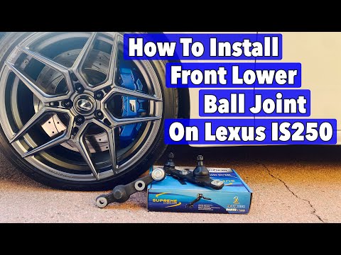 How To Install Front Lower Ball Joint on 2015 Lexus IS250 | IS350 2014-2020