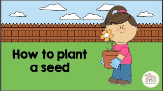 Teach Kids How to Plant a Seed | Procedure Writing & Literacy Skills