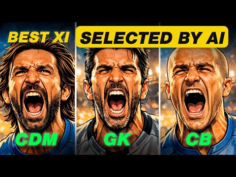 Italy’s All-Time Best XI Selected by AI