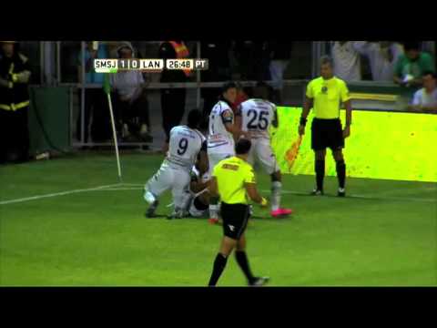 Gol de Dening. San Martín 1 - Lanús 0. Fecha 5. Primera División 2016