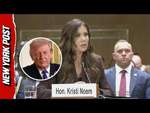 Moment at Kristi Noem's Senate Hearing That Likely Got Her Fired as Secretary of Homeland Security
