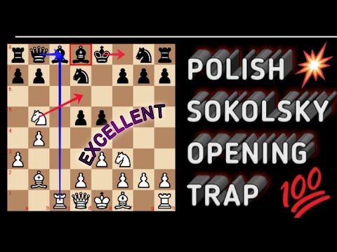 Chess Opening: Polish (Sokolsky) Opening | Queen Trap | Blitz Game | ft. Vijay Joshi