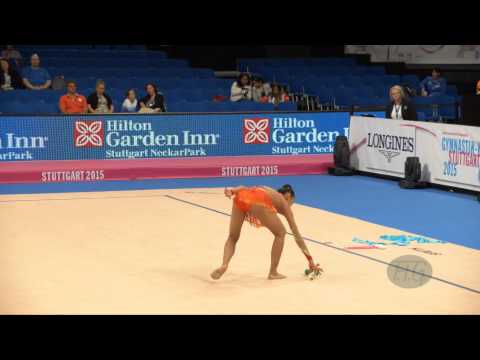 Sie Yan KOI (MAS) 2015 Rhythmic Worlds Stuttgart - Qualifications Clubs