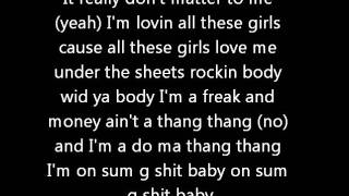 Chris Brown FT Tyga - G-shit  (Lyrics on screen) karaoke  Fan of a fan