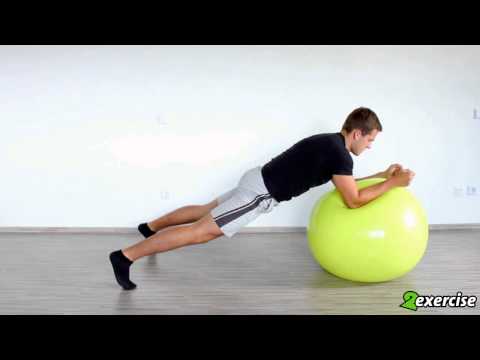 Krafttraining für Ausdauersportler - Brücke nach vorne mit Ball, stehend