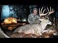 Hot Tent Camping Deer Hunting In Freezing Conditions