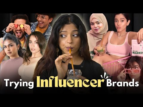 Trying Indian INFLUENCER Brands (not a fan) 😮‍💨🇮🇳