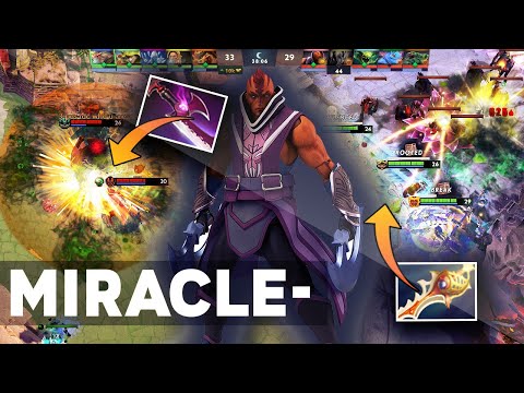 MIRACLE- Anti-Mage 200 IQ Itembuild - EPIC Divine Rapier Mega Creeps Comeback on 7.28 Patch - Dota 2