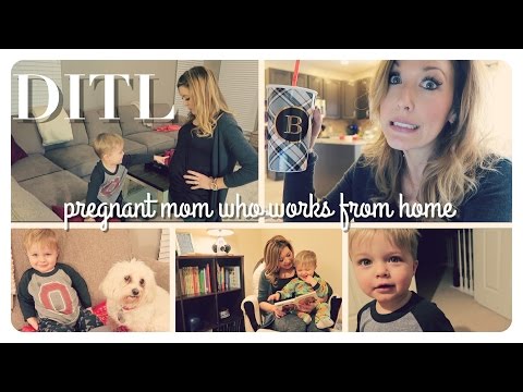 day in the life 2017 | pregnant mom works full-time from home