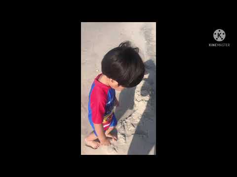 #Beach time Zayed and Kuya Hamdan enjoy @HudayriatBeach