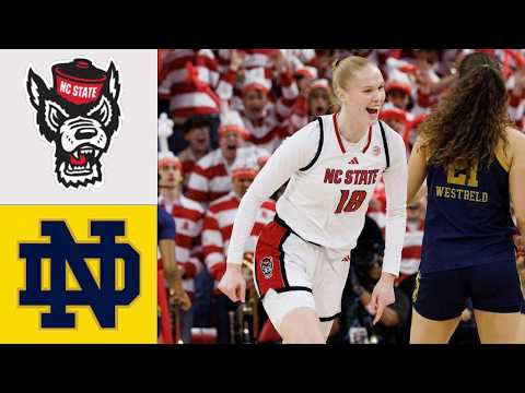 NC State vs Notre Dame | Full Game | Feb 15,2026 | Women's College Basketball