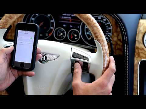Part of a video titled Bentley Tutorials | iPhone Pairing | Morrie's Luxury Auto, MN - YouTube