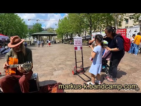Busking in Luxembourg - Can you tell what went wrong in the slide solo?