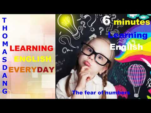The fear of numbers - Learning English everyday with Thomasdang