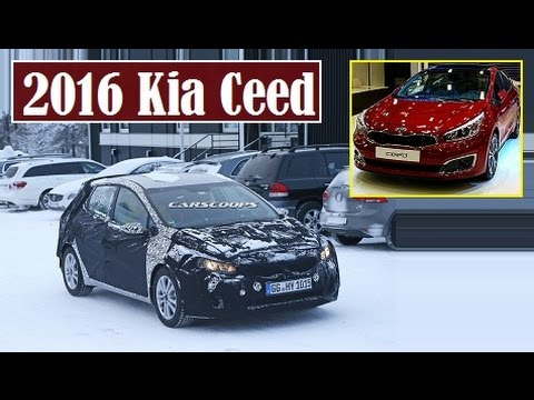 2016 Kia Ceed, reveals this mid-cycle facelift earlier on the web than expected