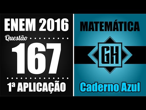 Enem 2016 - Questão 167 - Prova Azul - 1ª Aplicação