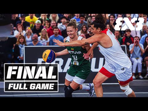 Spain v Lithuania | FINAL Full Game | FIBA 3x3 Women's Series - Prague 2022