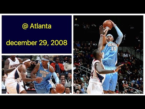 Carmelo Anthony 16 pts @ Atlanta Hawks Highlights (december 29, 2008)