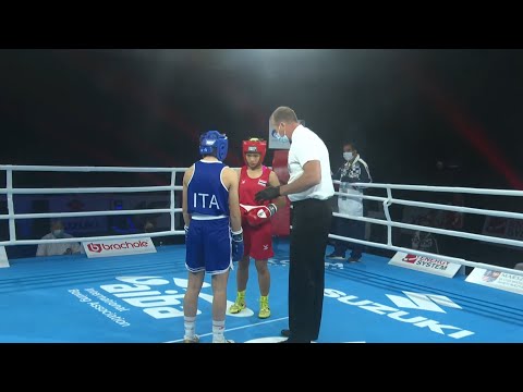 Kielce 2021 Session1A (W54kg) SRISAWAS Noppaket (THA) vs CACCAMO Michela (ITA)