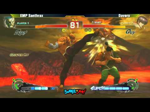 EMP Santhrax vs Davero SSF4AE Singles - GVN Summer Jam 5