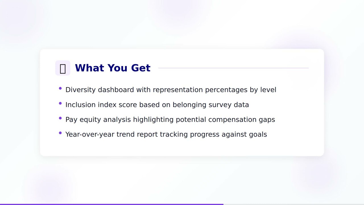 Diversity & Inclusion Tracker Tutorial