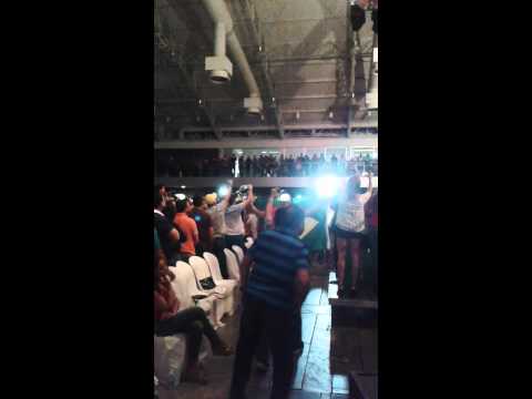 Entrada do campeão mundial de boxe Isaac Rodrigues