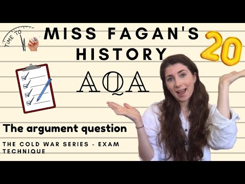 History GCSE How to answer a 20 mark question? (AQA)