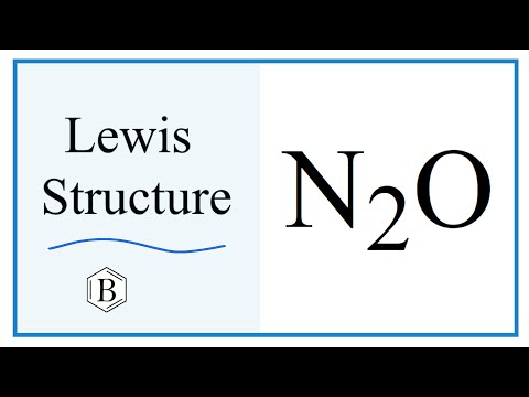 Lewis Dot Structure for N2O (Nitrous oxide)