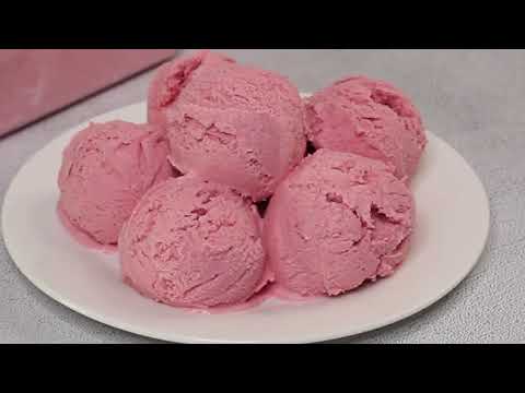 Easy Strawberry Ice-Cream Recipe at Home | Homemade Strawberry Ice Cream |