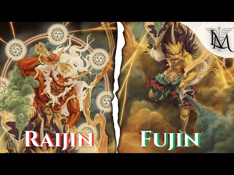 Raijin and Fujin, The Dynamic Duo of Storms (Japanese mythology)