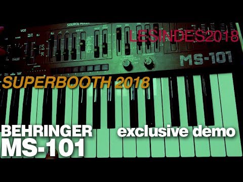 BEHRINGER MS-101 now MS-01 // SH-101 Clone (prototype) Sound Demo // no TALKING