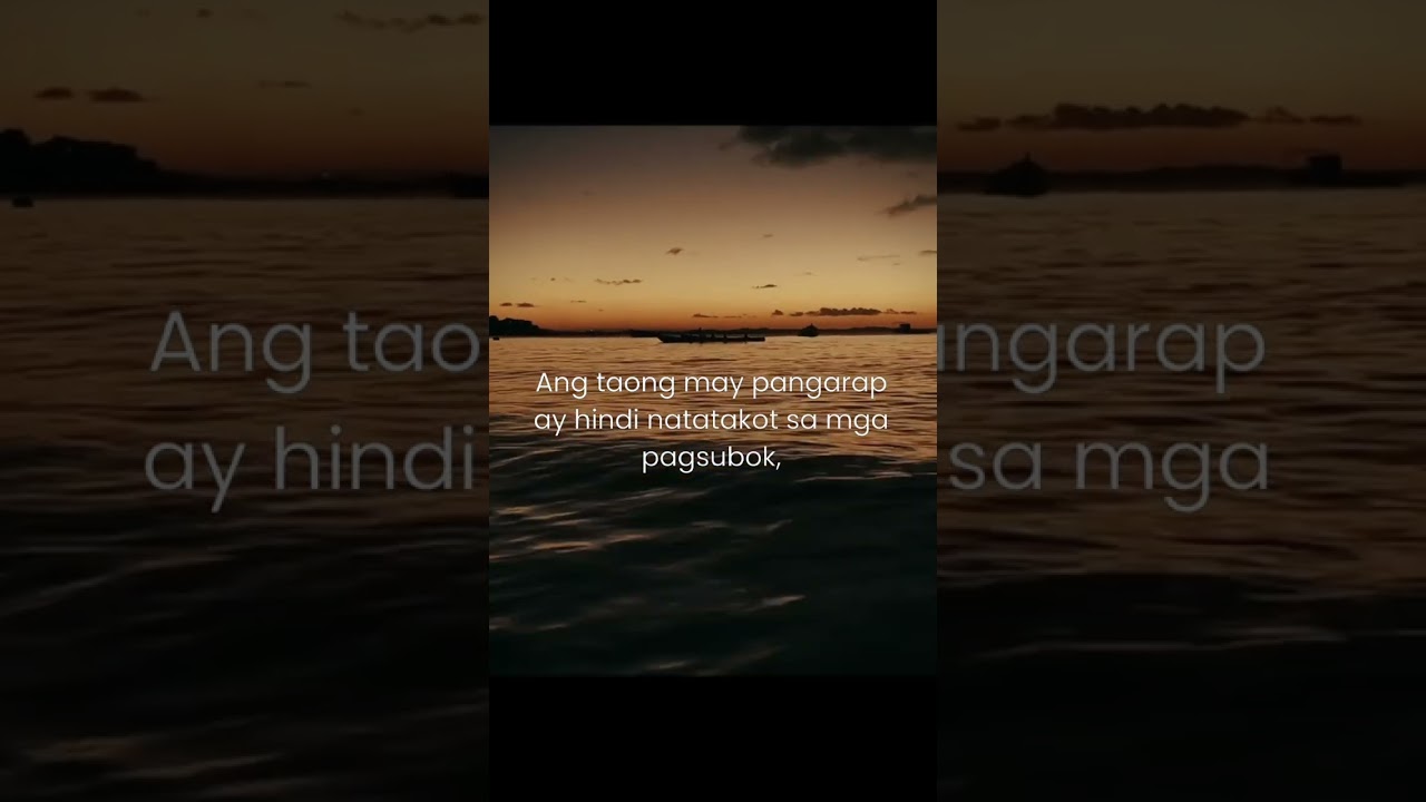 PANGARAP | Tagalog Motivational Quote  | Tagalog Imotivate  #tagalogquotes #tagalogmotivational