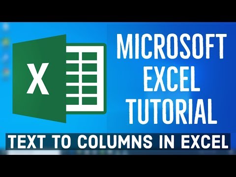 Microsoft Excel Tutorial Text to Columns in Excel | How to Use Text to Columns in Excel