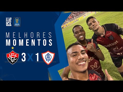 Gols e lances de Vitória x Itabaiana